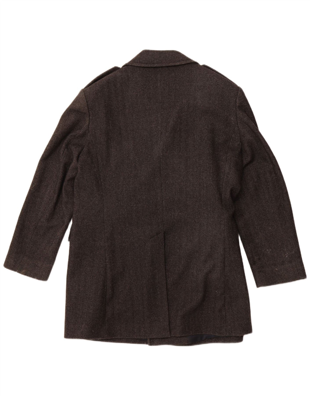 JAEGER Chaquetón para hombre UK 42 XL Lana gris en espiga