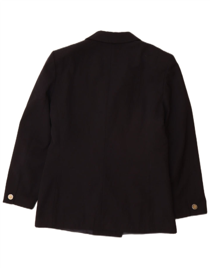 Daniel Hechter Chaqueta tipo blazer con doble botonadura para mujer UK 40 Azul marino mediano