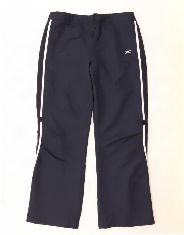 Reebok Pantalones de chándal para mujer UK 46 Large Azul marino Poliéster