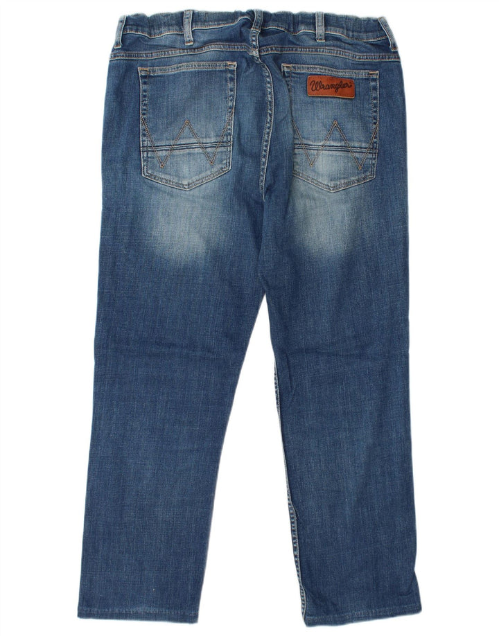 WRANGLER Vaqueros rectos Greensboro para hombre W36 L27 Algodón azul