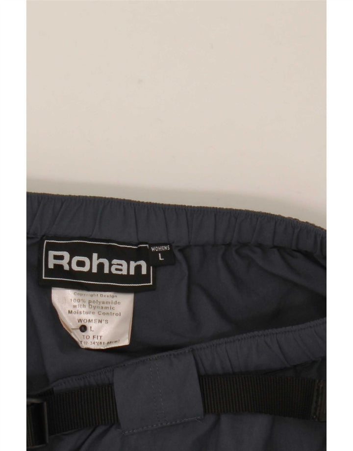 Pantalón De Senderismo Mujer Rohan Large W32 L31 Poliamida Gris