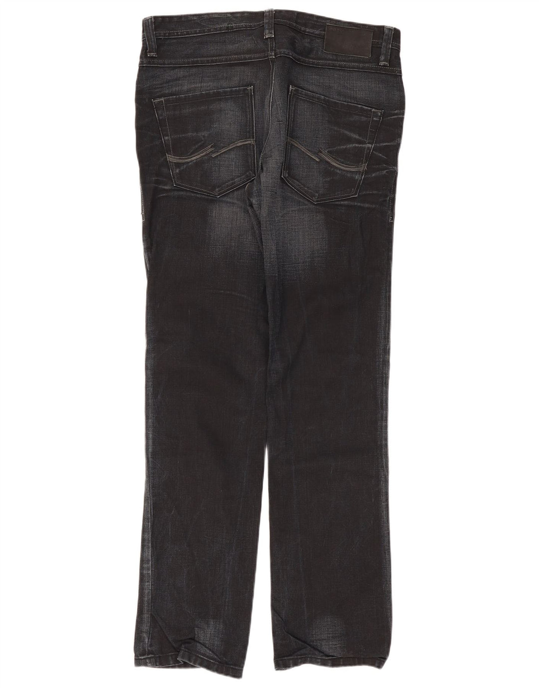 Jack & Jones Vaqueros rectos para hombre W36 L34 Negro