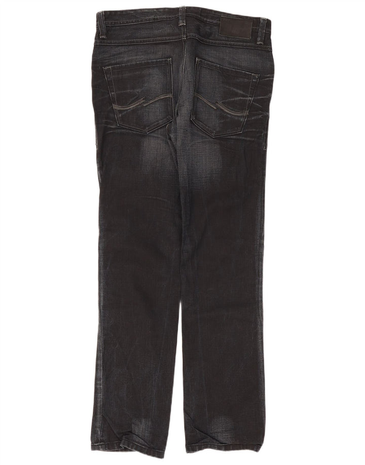 Jack & Jones Vaqueros rectos para hombre W36 L34 Negro