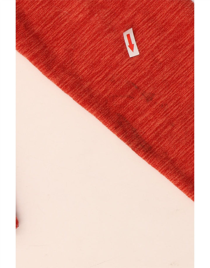 Jersey de forro polar con cremallera y cuello para hombre de Mountain Warehouse con moteados naranjas medianos