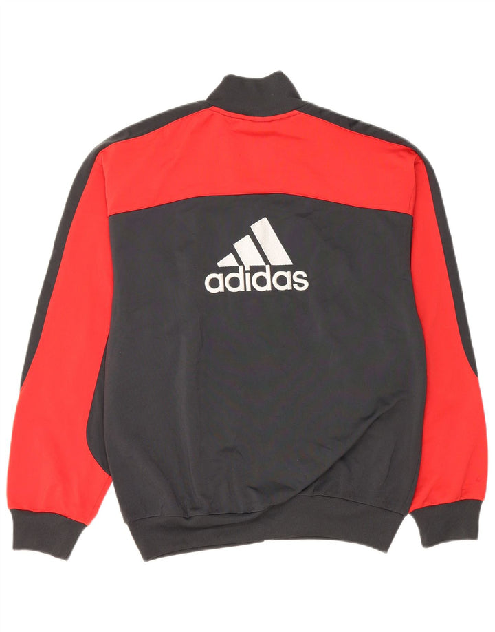 Adidas - Chaqueta de chándal con gráfico para niños, 13-14 años, color gris