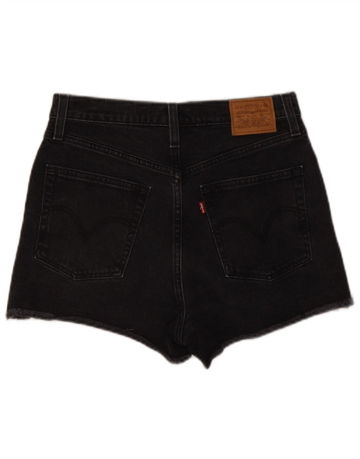 Shorts Vaqueros Levi's Mujer W29 Algodón Negro Mediano