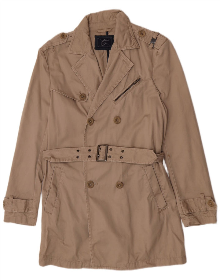Gabardina Energie para hombre UK 36 Small Algodón beige
