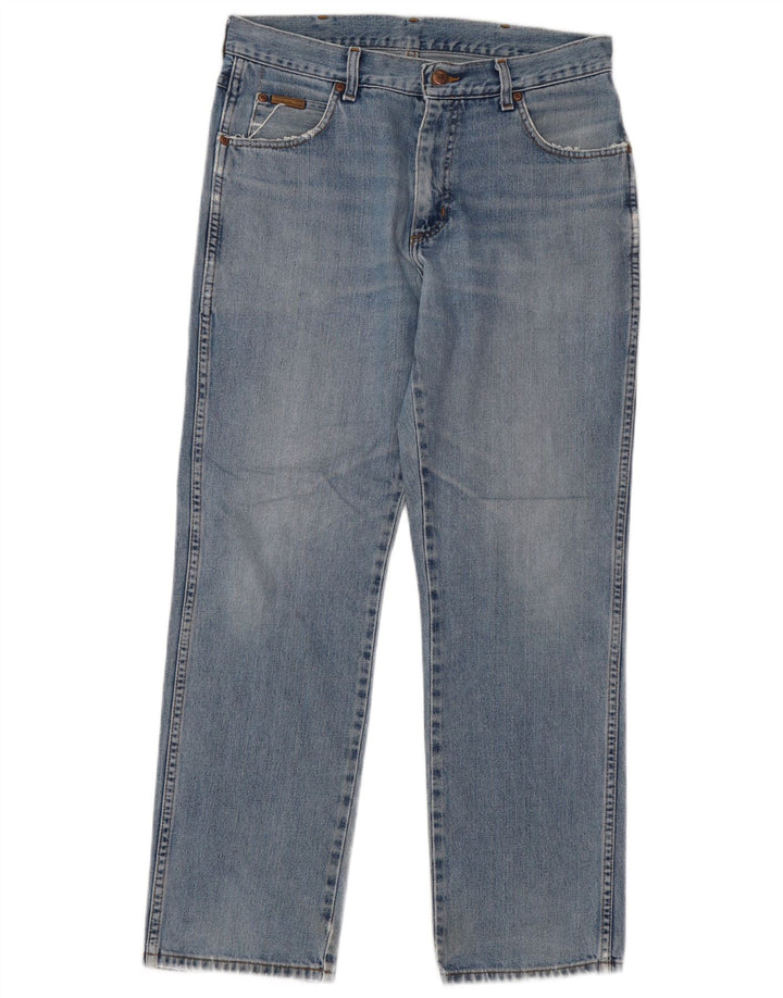 Vaqueros Wrangler Hombre Rectos W33 L30 Algodón Azul