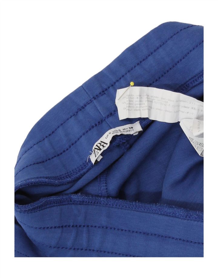 Zara Hombre Pantalones Cortos Sport Small Algodón Azul
