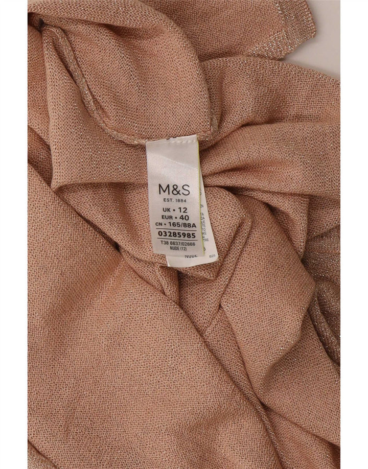Marks & Spencer - Camiseta sin mangas para mujer, talla 40, viscosa beige mediana