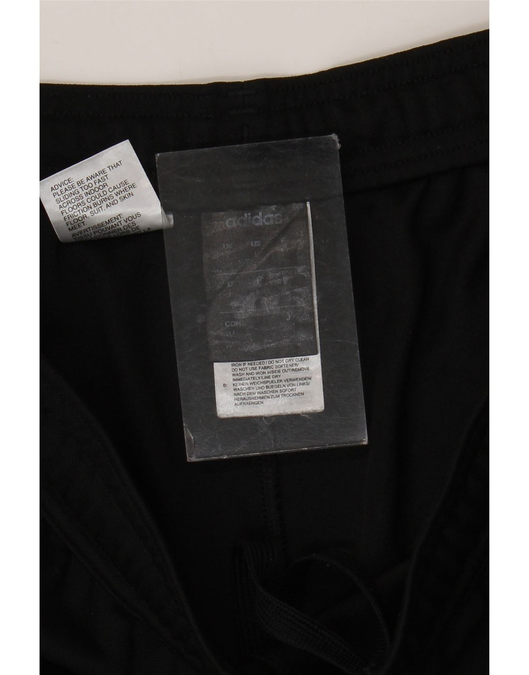 Adidas Mens Climalite Chándal Pantalones Grande Negro Poliéster