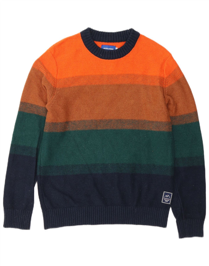 Jersey Jack & Jones Hombre con Cuello Redondo y Rayas Multicolor Mediano