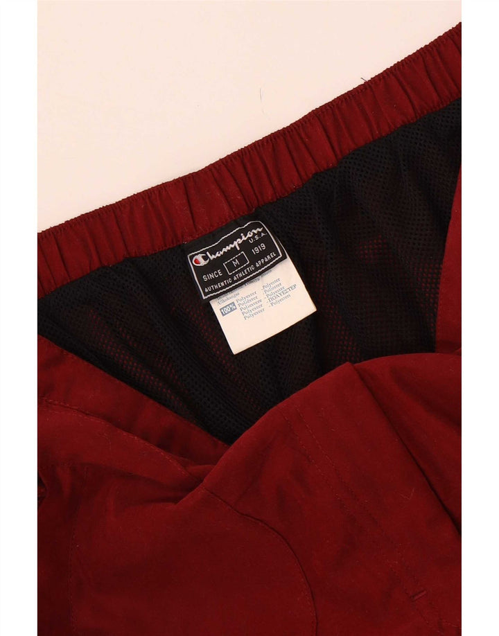 Champion Pantalones holgados para hombre mediano W28 L29 poliéster burdeos