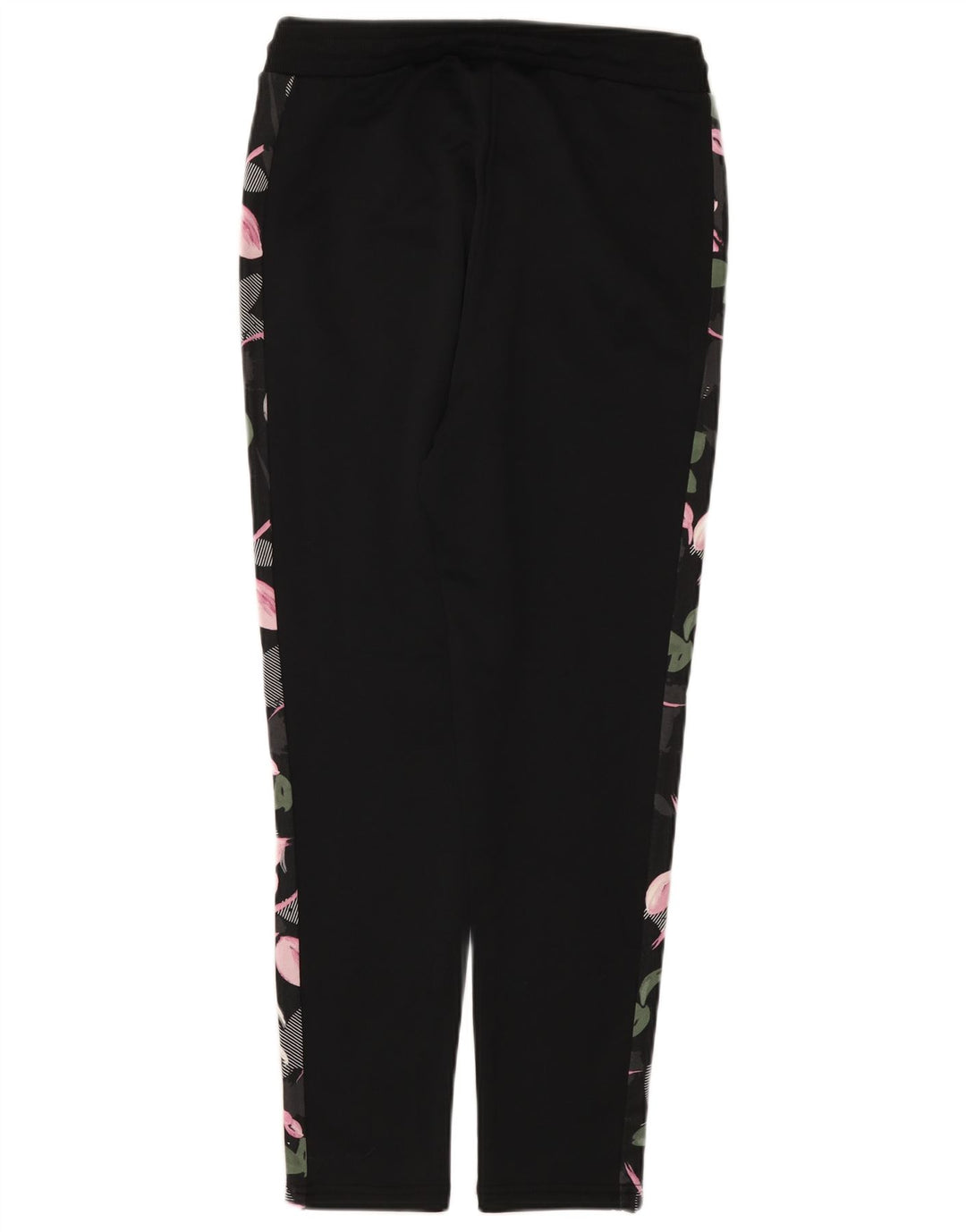 Puma Pantalones de chándal para mujer UK 10 Small Negro Floral Poliéster