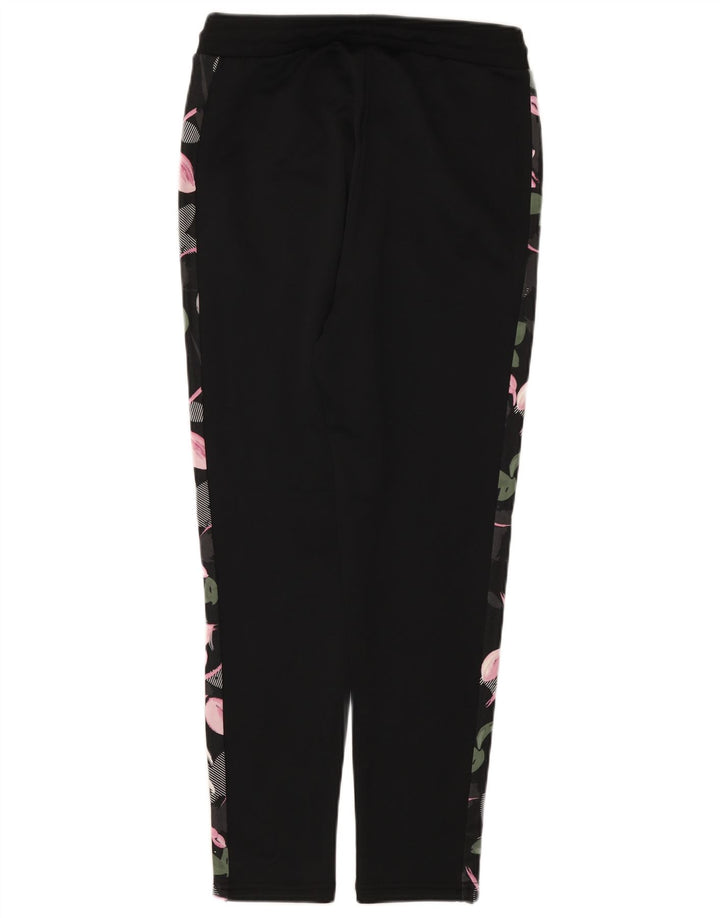 Puma Pantalones de chándal para mujer UK 10 Small Negro Floral Poliéster
