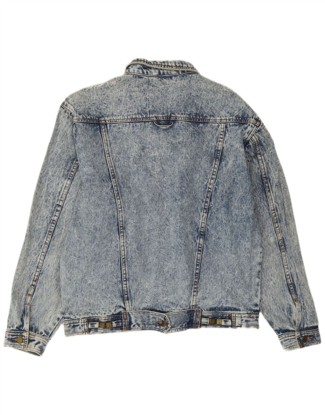 VINTAGE Chaqueta vaquera para hombre Reino Unido 42 XL Azul