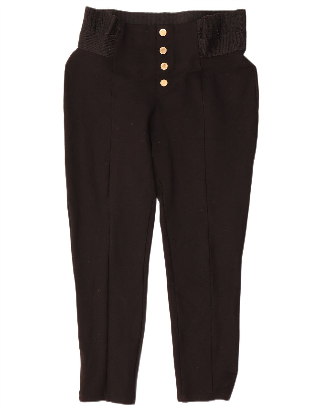 Zara Mujer Pantalón Capri Slim XL W36 L24 Negro
