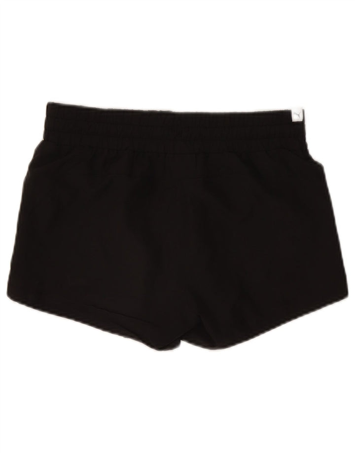 Puma Pantalones cortos deportivos para mujer UK 10 Small Black