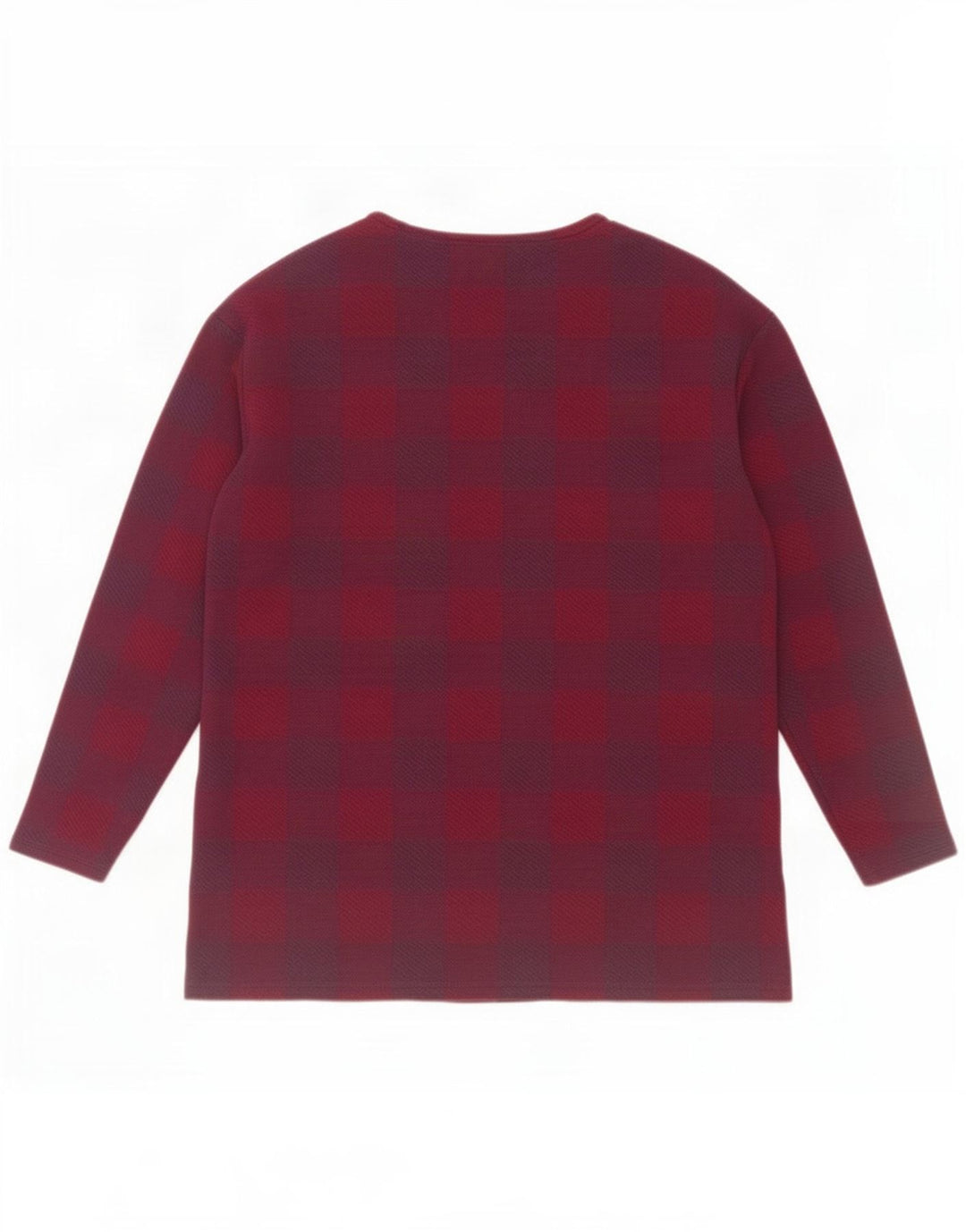 Marks & Spencer Top para mujer de manga larga UK 44 Poliéster a cuadros morado grande