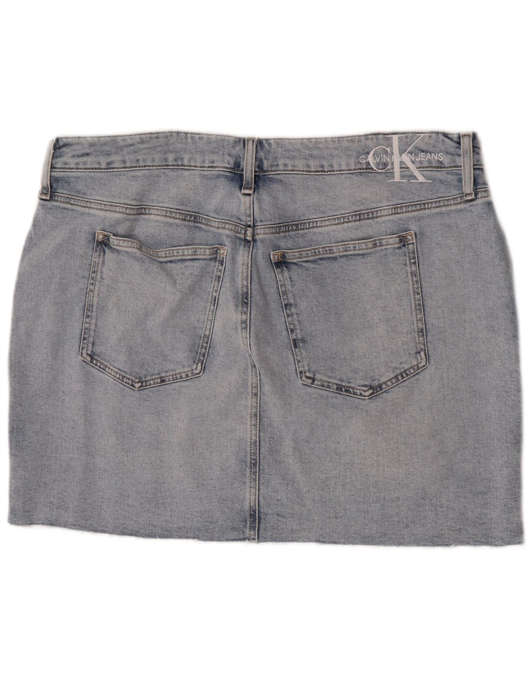 Minifalda vaquera Calvin Klein para mujer W36 L17 azul
