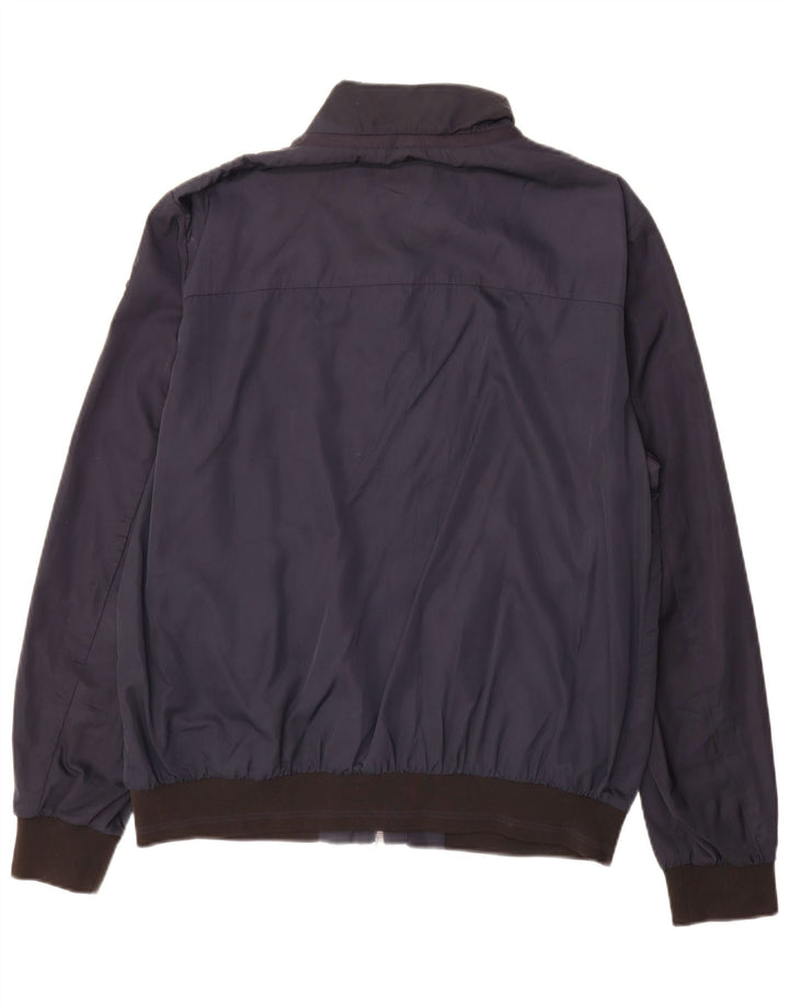 Geox Mens Respira Bomber Jacket UK 44 2XL Azul Marino Poliéster