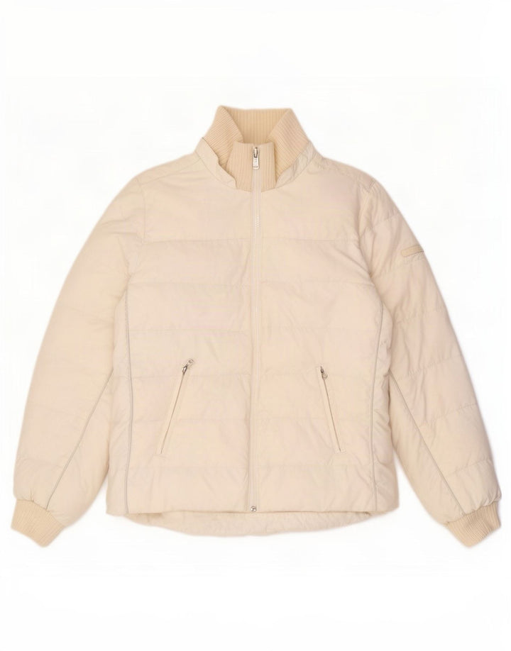 Chaqueta acolchada para mujer Champion UK 40 Small White Polyamide