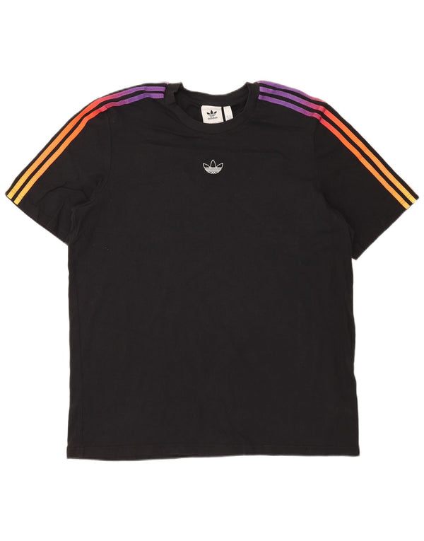 ADIDAS Camiseta Hombre Top XL Algodón Negro