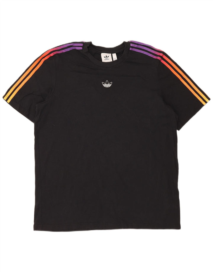 ADIDAS Camiseta Hombre Top XL Algodón Negro