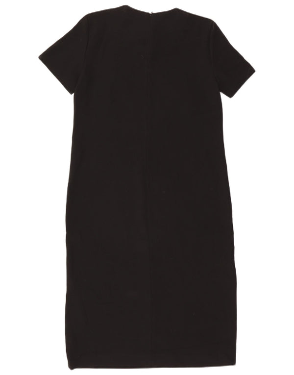 Zara Vestido tubo para mujer UK 44 Grande Poliéster negro
