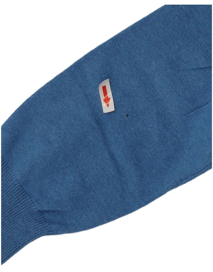 Superdry Jersey con cuello en V para hombre XL Algodón azul