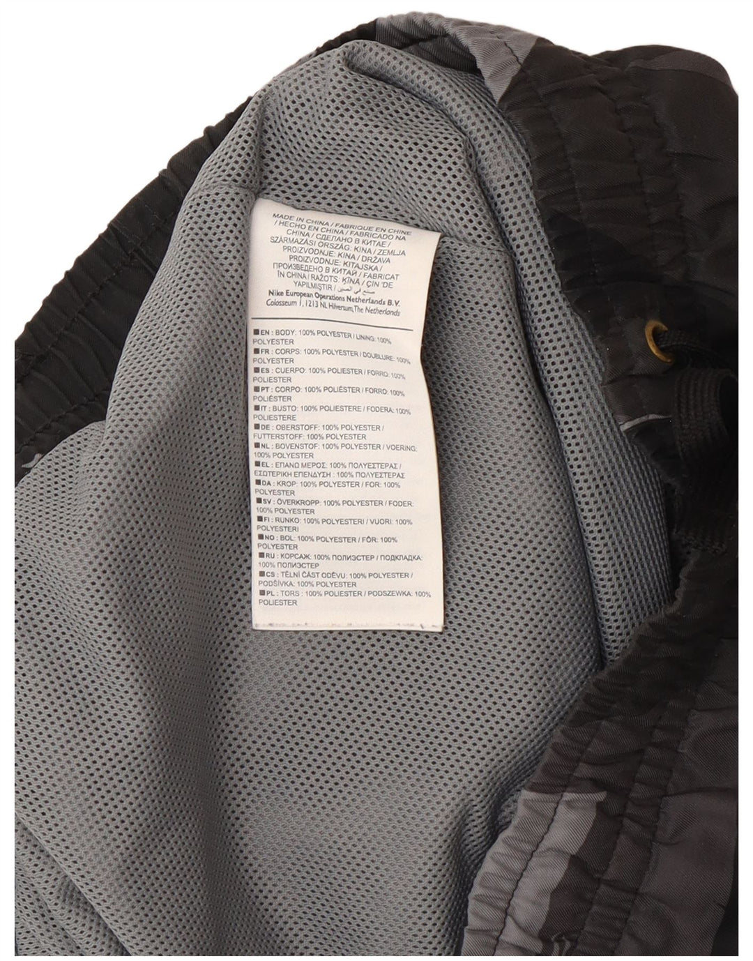Bañador Nike Hombre Pequeño Gris Geométrico Poliéster