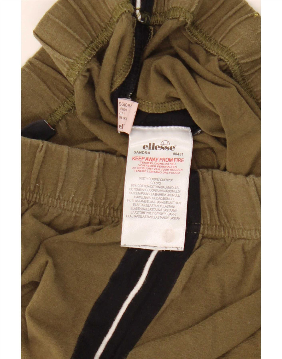 Ellesse Leggings para mujer Reino Unido 42 Algodón color caqui mediano