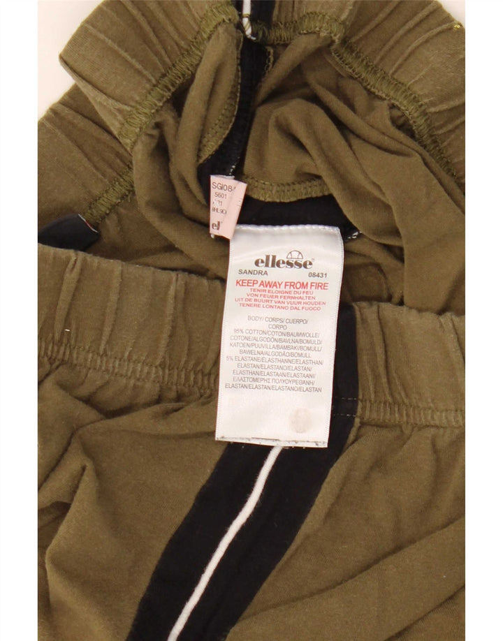 Ellesse Leggings para mujer Reino Unido 42 Algodón color caqui mediano