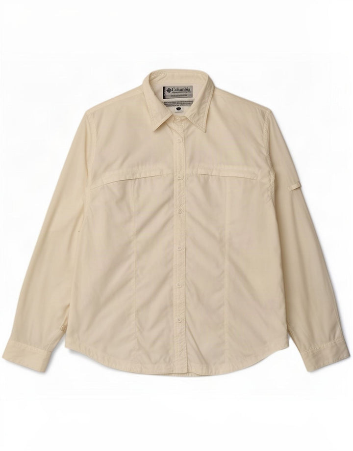 Camisa Columbia para mujer UK 46 Large White Nylon