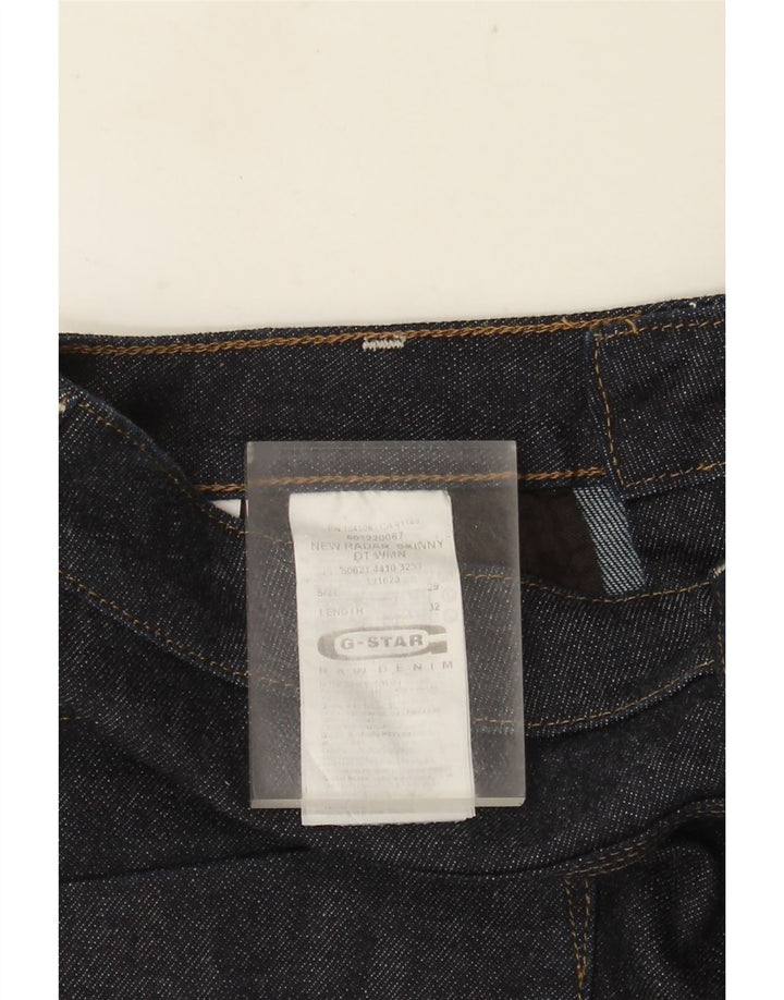 Pantalones cortos vaqueros G-Star W29 de algodón azul marino mediano para mujer