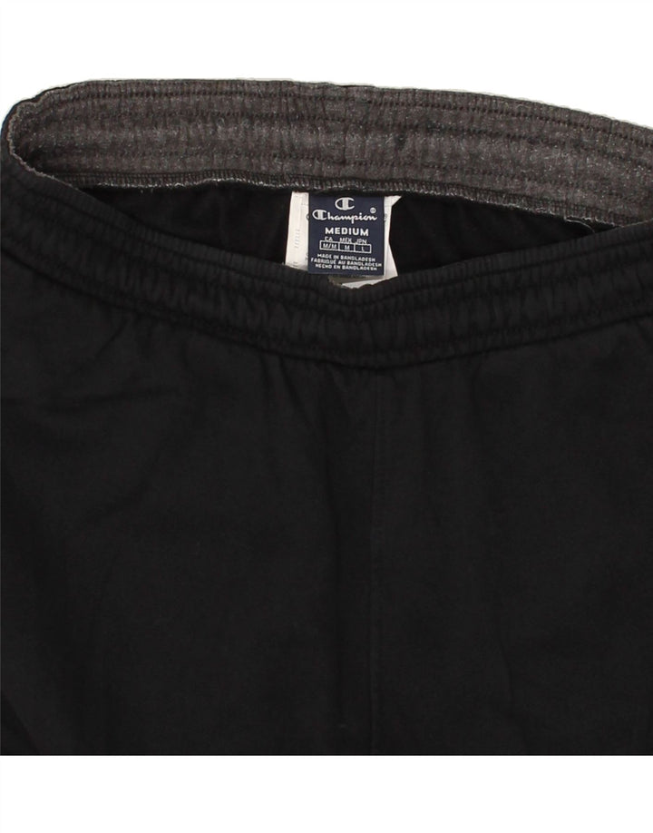 CHAMPION Mens Tracksuit Trousers Medium Black Cotton Vintage Champion and Second-Hand Champion from Messina Hembry 