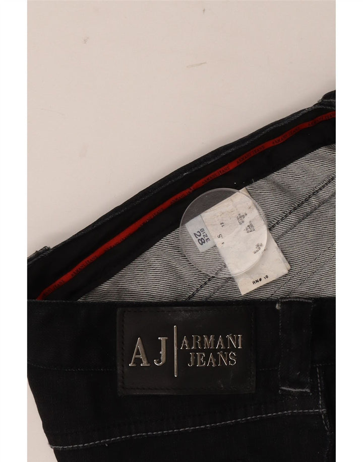 Armani Jeans Ajustados Mujer W28 L34 Negro