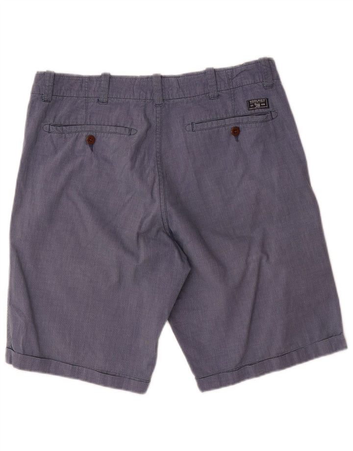 Woolrich Pantalones cortos chinos para hombre W31 Algodón azul medio