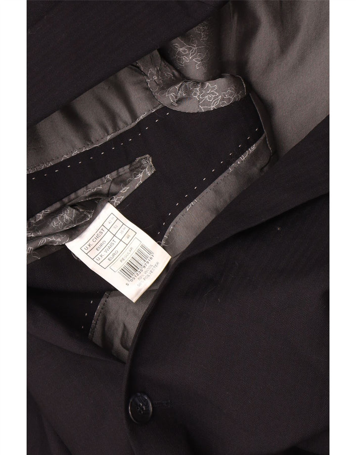 Pierre Cardin Chaqueta tipo blazer de 2 botones para hombre UK 42 XL Poliéster azul marino