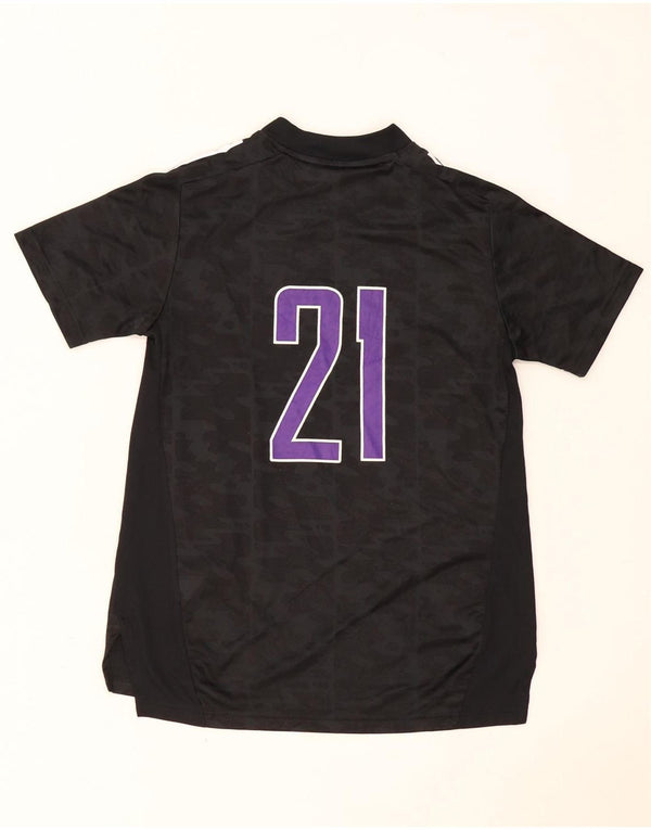 Adidas Mujer Raiders Graphic Camiseta Top UK 12/14 Medium Negro Camuflaje