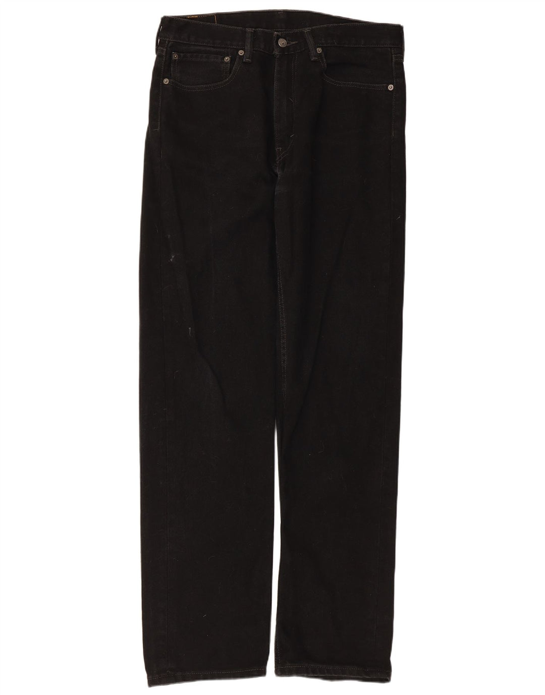 Levi's Jeans rectos 505 para hombre W34 L34 Algodón negro