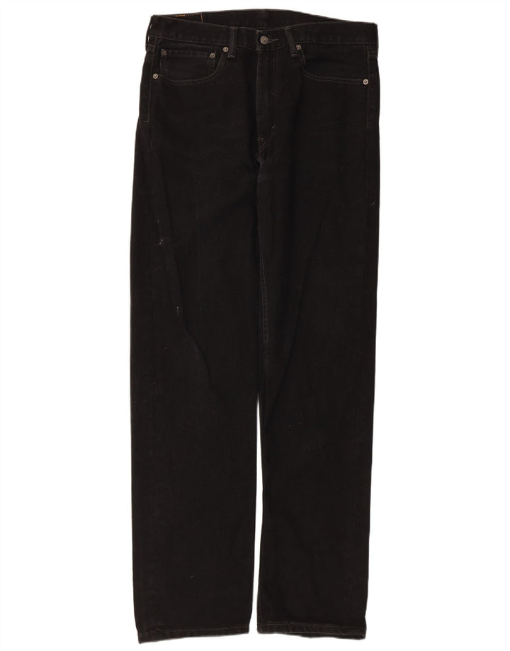 Levi's Jeans rectos 505 para hombre W34 L34 Algodón negro