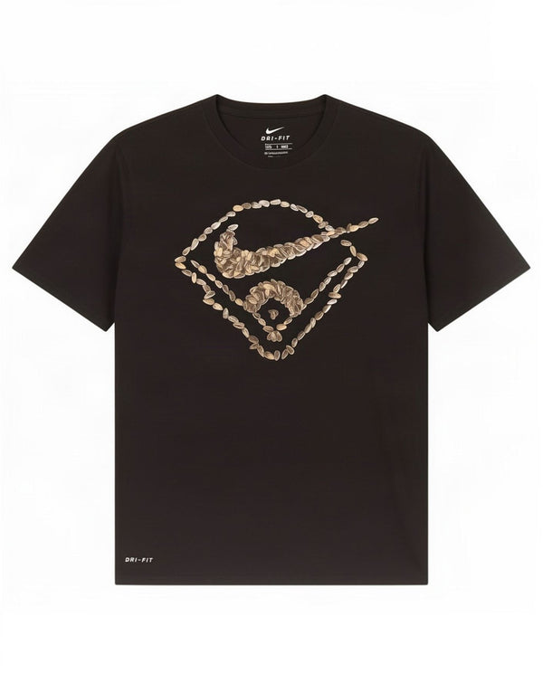 Nike Dri Fit Graphic Camiseta para hombre, talla grande, color negro