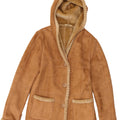 Klass Chaqueta Sherpa con capucha para mujer UK 42 Poliéster beige medio