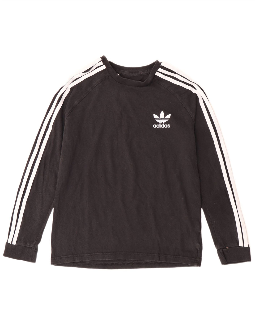 Adidas Camiseta Niño Manga Larga 11-12 Años Negro Algodón