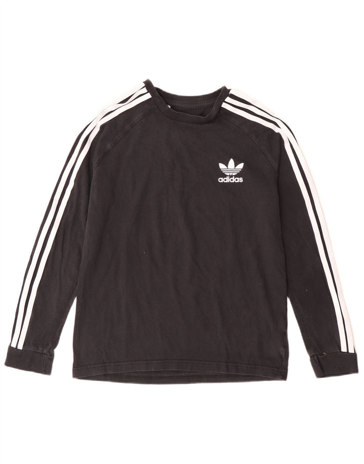 Adidas Camiseta Niño Manga Larga 11-12 Años Negro Algodón