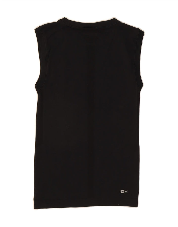 ADIDAS Womens Climacool Vest Top UK 14 Large Black Polyester Vintage Adidas and Second-Hand Adidas from Messina Hembry 