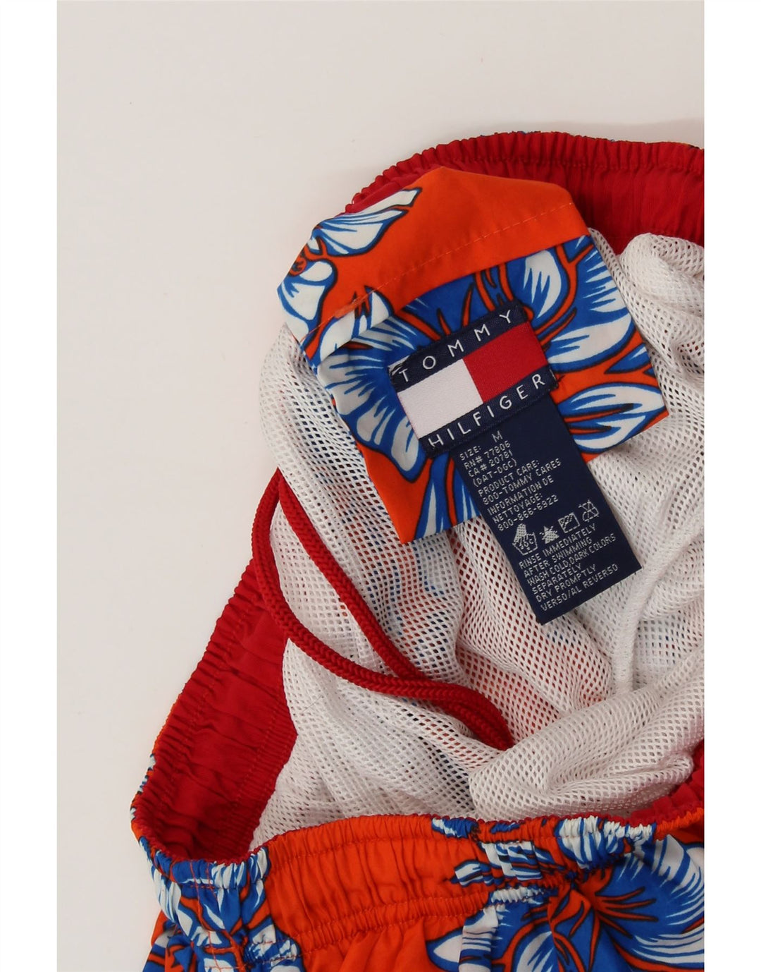 TOMMY HILFIGER Bañador para hombre Medium Orange Floral