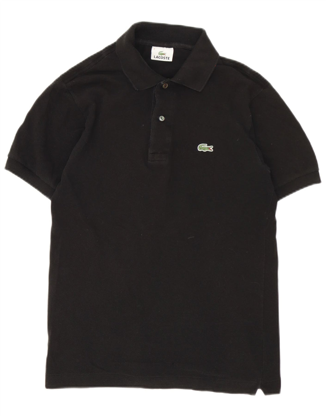 Polo Lacoste Hombre Talla 2 XS Algodón Negro