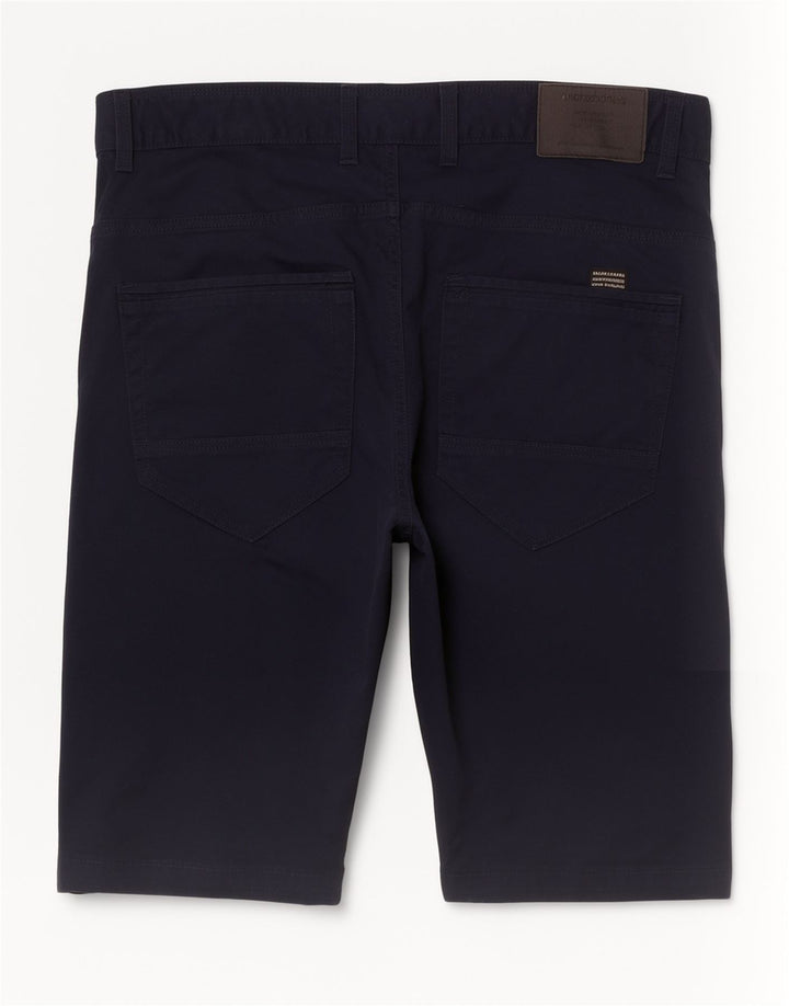 Jack & Jones Pantalones cortos chinos para hombre Large W34 Poliéster azul marino